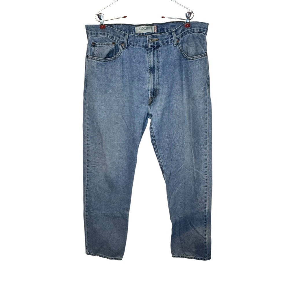 Levi's Men's Jeans Vintage 550 Relaxed Fit Straight Denim Light Wash Blue 38X33